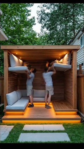 Luxury Backyard Seating Area Transformation | Satisfying Timelapse