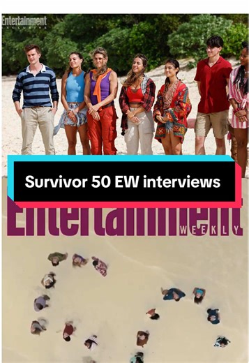 New exclusive interview with the survivor 50 cast #fyp #survivor50 #cbssurvivor #survivor #ew