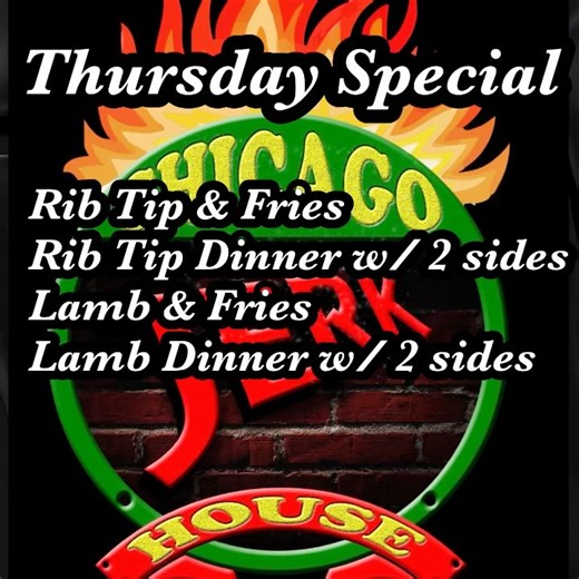 Today 4-10pm🇯🇲 | Chicago Jerk House