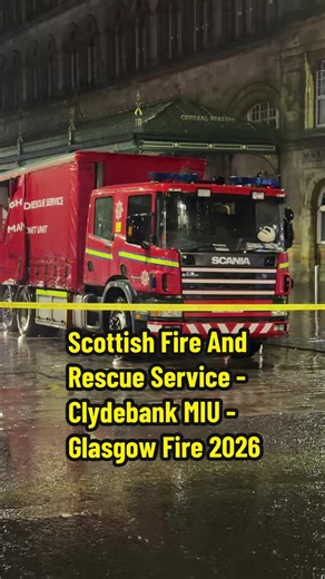 Scottish Fire And Rescue Service - E04T1 - SF53 YMG Clydebank Major Incident Unit Scania 94D 300 Seen On Scene Of The Union Street Fire Seen On Gordon Street In Glasgow This is the First time I’ve seen a Major Incident Unit #Blairontiktok #scottishfireandrescueservice #Glasgow #unionstreetfire #Majorincidentunit