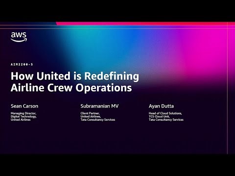 AWS re:Invent 2025 - Sky’s the limit with crew operations modernization for United Airlines(AIM2200)