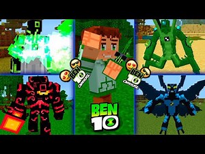 NEW BEN 10 ULTIMATE ALIEN MOD FOR MINECRAFT PE | MCPE 1.20+