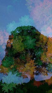 An Exquisite Abstract Tree Artwork Showcasing Natures Colorful Wonders and Intricacies