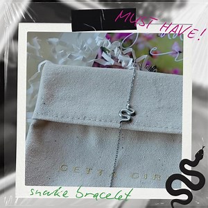 Dainty Snake Charm Bracelet: 18K Gold Waterproof Stainless Steel, Serpent Jewelry, Boho Spiritual Jewelry - Etsy