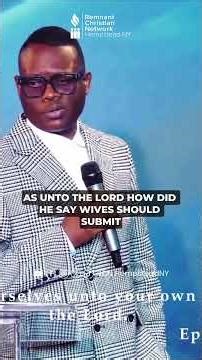 If God Designed It, He Defines It - DR AROME OSAYI #DivineOrder