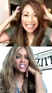 15K views · 358 reactions | ICYMI: Carrie Ann Inaba and supermodel Tyra Banks talk snacks, postponing the opening of Model land and we hear Tyra’s post-quarantine plans in a round of “Fill in the Blank, Tyra Banks.” | The Talk | Facebook