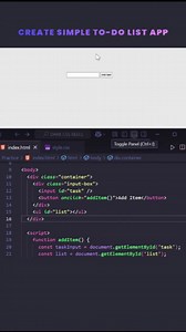✅ Level up your Coding game 🔥🚀 Create Simple To-do List App using JavaScript 🎓🧑‍💻 👩‍💻 Source code is available in Website 🌐 CHECK BIO FOR WEBSITE LINK 🔗 🔴 Follow Dark CSS for more web development tips and tricks tutorials 📲🤞 🚨 Don't forget to like 👍 Share 📤 | Follow our page for latest updates [Frontend, Web design, Web development, CSS, CSS Animations, CSS Tips, CSS Tutorials] #webdesign #webdevelopment #programming #coding #code #coder #css #reelsinstagram #reels #html #css #jav
