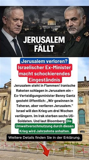 Israel verliert Jerusalem – und gibt es selbst zu!
