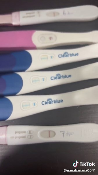 Early Pregnancy Test Results | TTC & 7 DPO Clear Blue Line