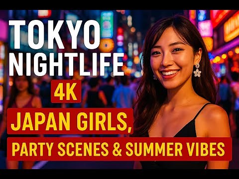Tokyo Nightlife 4K – Japan Ladies, Party Scenes & Summer Vibes – Luxury Lifestyle