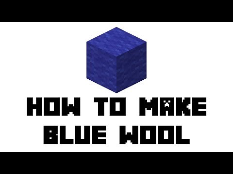 Minecraft Survival: How to Make Blue Wool