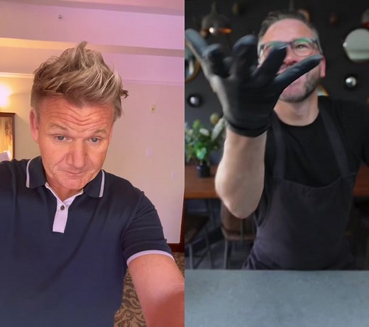 #duet with @deanedwardschef Some days #Vegan food does look good ! But kid…watch the fingers !! #ramsayreacts