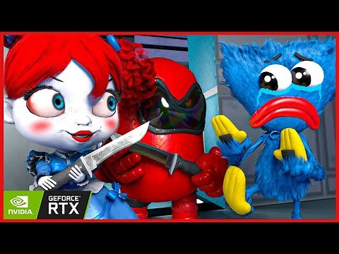 MINI HUGGY WUGGY & MINI CREWMATE - AMONG US ANIMATION #14
