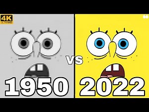 Evolution of Spongebob Squarepants in Cartoons & Movies 1950 To 2022