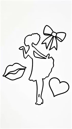 💕 Barbie Girl 🎀💋 DIY Easy Glitter Art for Kids ✨ #color #art #barbie #glitter #girl | Inspireloft