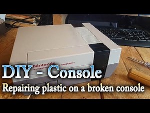 Console Restoration (NES ) #2 - Repairing broken plastic on an NES console
