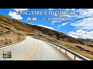 Driving Across the Roof of the World 🇨🇳 | Tibet's Epic G318 Mountain Highway at 4,515m | 4K Drive🚗