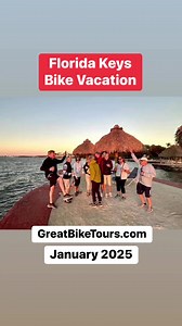 Fun, fun, fun, on our Florida Keys Bike Vacations in January! We are all sold out for this year, so why not book now for January 2025. Here’s the trip - https://greatbiketours.com/florida-keys/ | Great Bike Tours | Facebook