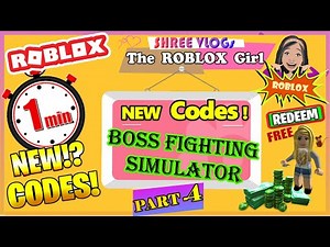 ⏱️ ROBLOX Boss Fighting Simulator codes ⚔️ (Part 4) in ⏱️ 60 Seconds Codes! (Lot of Power) September