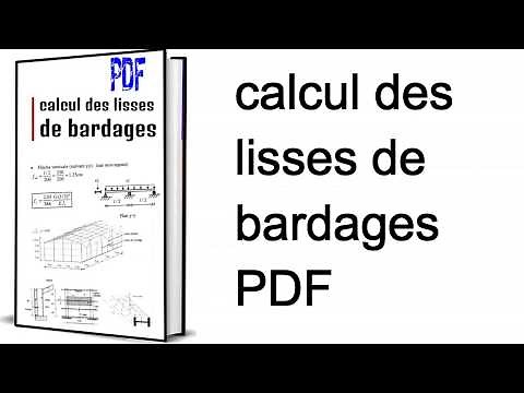 calcul des lisses de bardages pdf