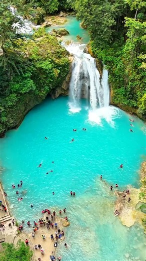 Must-Visit in 2026. Kawasan Falls, Badian Cebu 💦🌿 Known for its crystal-clear turquoise water, multi level waterfalls, and canyoneering adventure a true 📍 Badian, Cebu Province #KawasanFalls #CebuIslandGuide #VisitCebu2026 #AestheticTravel #CebuAdventure | Cebu Island Guide