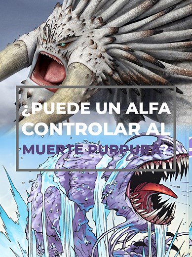 ¿Podria un dragon alfa controlar al muerte purpura? | Dejame en los comentarios alguna otra duda que tengas #comoentrenaratudragon #comoentrenaratudragon2 #comoentrenaratudragon3 #muertepurpura #salvajibestia #alfa #zonawarper