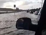 Drivers tackle heavy flooding in Port Noarlunga SA