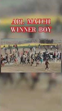 APL MATCH WINNER BOY🏆 #viralvideo #trending #ipl