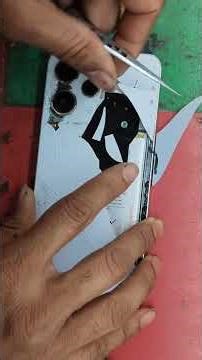 redmi 12 5G new back panel damage back panel replacement#smartphone