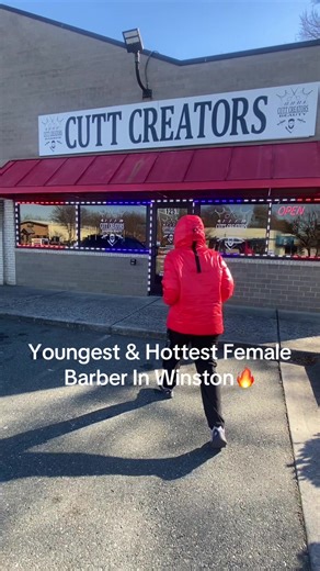 A Lil Something From The Files🗂️ My First Day In The Shop💈 #winstonsalem #barbertok #femalebarber #fyp #youngbarber