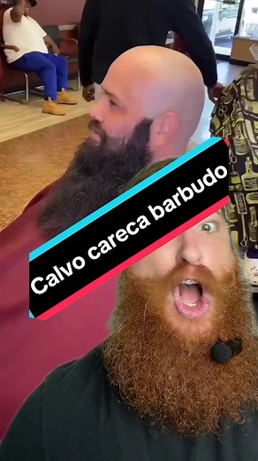 Barba Imponente do Calvo Careca: Estilo e Confiança