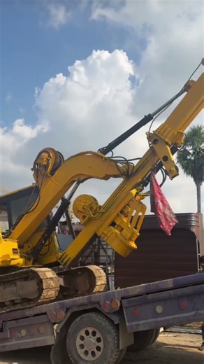 Loading Mini Piling Machinery #shorts #diy #machinery #video #viral