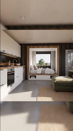 Shipping Container Home Walkthrough #containerconversion #shippingcontainer #tinyhouse