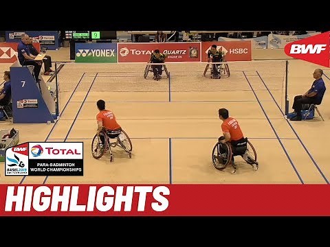 Total BWF Para-Badminton World Championships 2019. Day 3, afternoon wheelchair highlights | BWF 2019