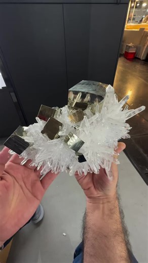 pyrite with quartz Available for sale special price $200 #gemstone #quartzcrystal #quartzcrystals #crystal #minerals