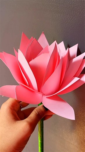 Super Aesthetic Flower 🌸 | DIY Paper Flower | Tissue Paper Rose Tutorial | #craft #shorts