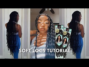 SUPER EASY 32" EXTENDED SOFT LOCS TUTORIAL (BEGINNER FRIENDLY)