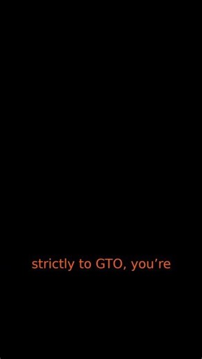 Struggling at low stakes poker? Here's why GTO might be killing your #Shorts