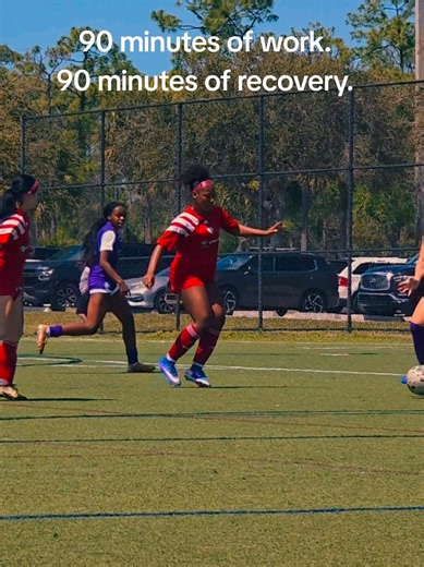 Post game recovery is essential. It's part of the plan. 90 minutes of work. 90 minutes of recovery. Match both and watch what happens. Are you scheduling recovery are practice and games? 👇 #YouthSoccer #SoccerParents #RaisingAthletes #AthleteRecovery #ClubSoccer
