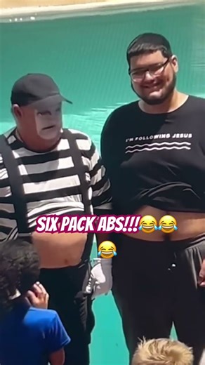 Six Pack Abs? Give me a break 😂😂😂 #funny #shortvideo #shorts #tomthemime #short