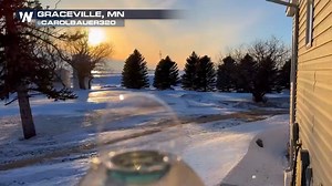 Well this is cool! Watch how these bubbles freeze up while outside in a wind chill of -14° in Graceville MN 🥶 | WeatherNation