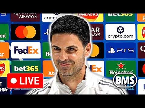 🔴 LIVE | Mikel Arteta | PSG v Arsenal and Crystal Palace v Arsenal | Champions League Final 🏆