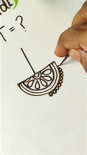 The Easiest Mehndi Design Hack 🤎 Henna tips ‪@JustMehandi‬ #ytshorts #mehndi #henna #hack
