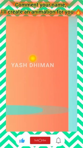 Your Name Animation ✨ (Yash Dhiman)#html #css#coding #viral#explore #animation#learncoding #shorts