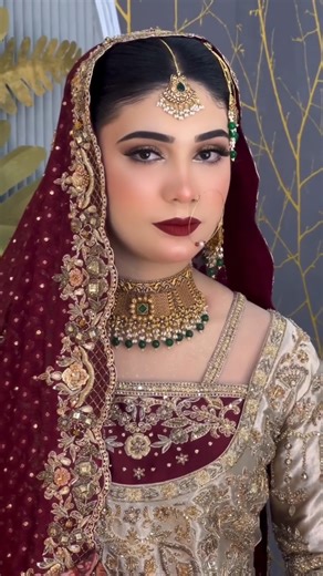 🌹 Classic Red Bridal Look | Desi Bride Goals