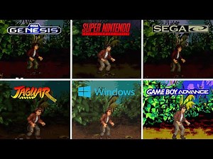 Pitfall: The Mayan Adventure [1994] Sega vs SNES vs 32X vs PC vs GBA and more (Version Comparison)