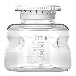 Foxx Life Sciences 1198H59CS Autofil Polystyrene Non-Sterile Disposable Media Bottle with Polypropylene Cap, 500ml Volume, Pack of 24