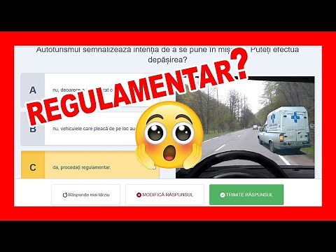 #38 Chestionare auto DRPCIV categoria B explicate ⁉️