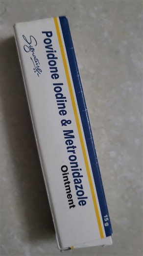 Povidone-iodine and metronidazole ointment | broad-spectrum antiseptic and antibiotic ointment