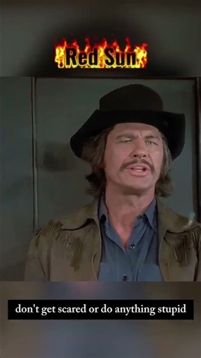 Charles Bronson and the gang taking over the train. Pure Old West action! 🤠#RedSun #WesternMovies